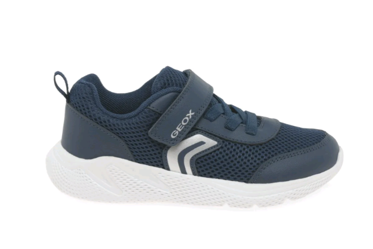 Geox J Sprintye Navy Trainers