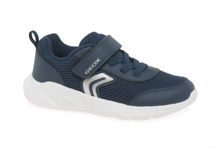 Geox J Sprintye Navy Trainers