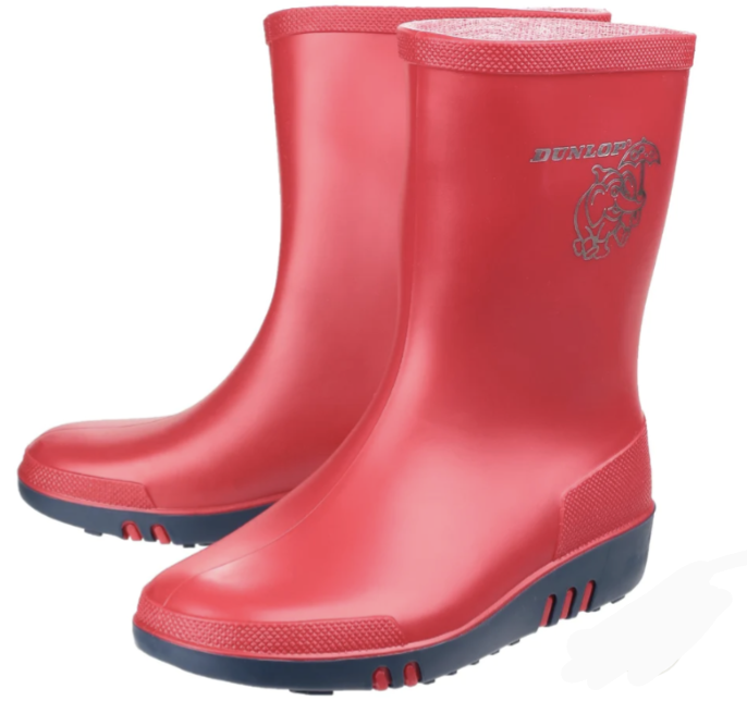 Wellies by Dunlop. Dunlop Red Toddler Kids Wellies