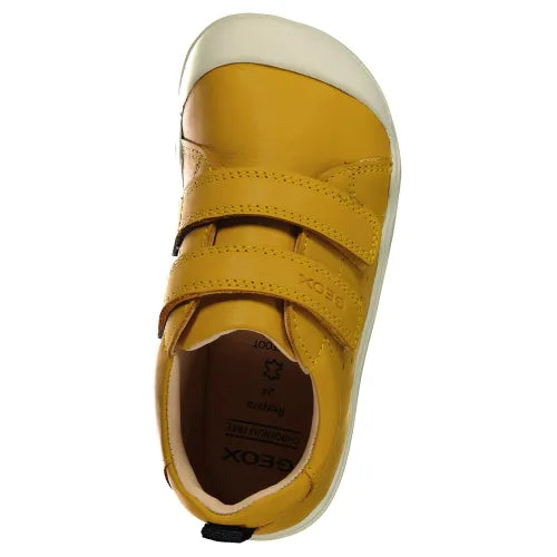Geox B Steppieup Ochre Yellow Navy Prewalkers Toddler Shoes