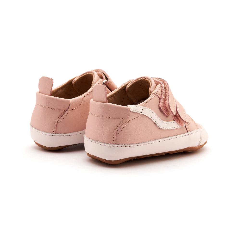 Squiggle Bub Powder Pink Snow Baby Shoes Old Soles