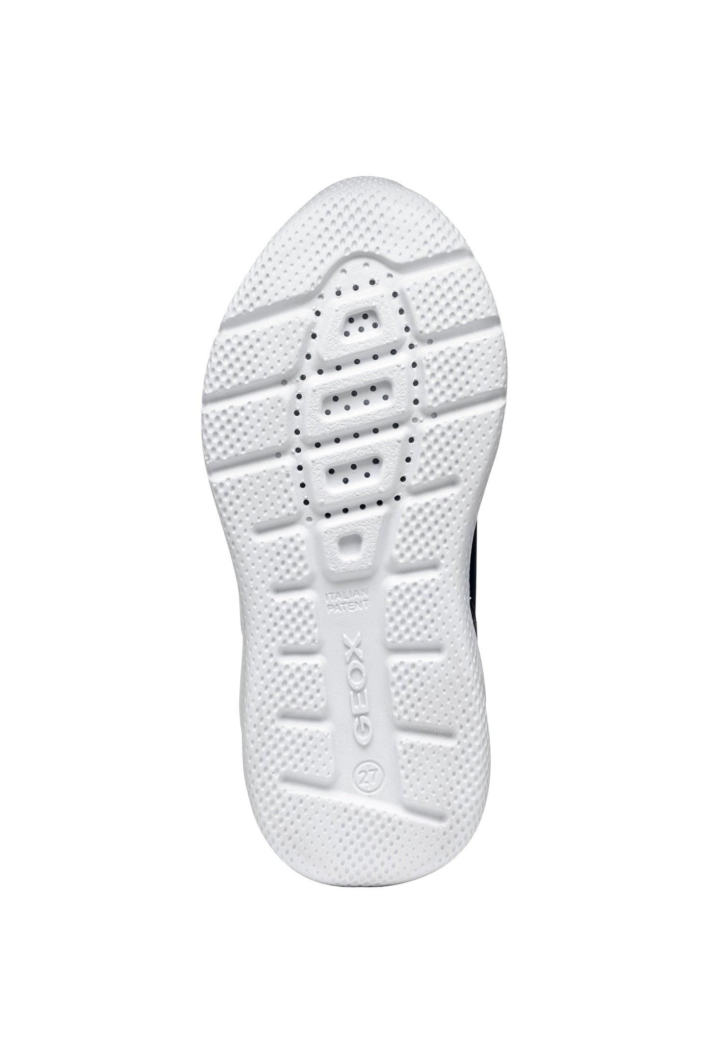 Geox J Sprintye Navy Velcro Junior Trainers