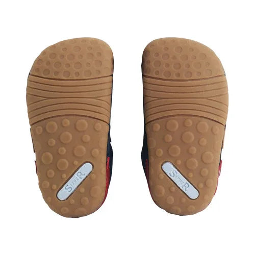 START-RITE Zap Navy Multi Baby Shoes - Emmanuelle Marshall Children's Shoes