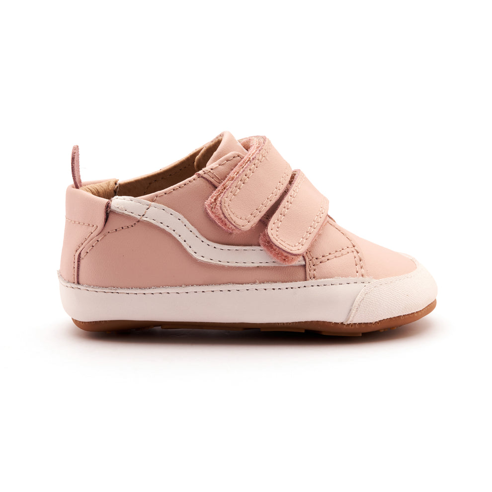 Squiggle Bub Powder Pink Snow Baby Shoes Old Soles