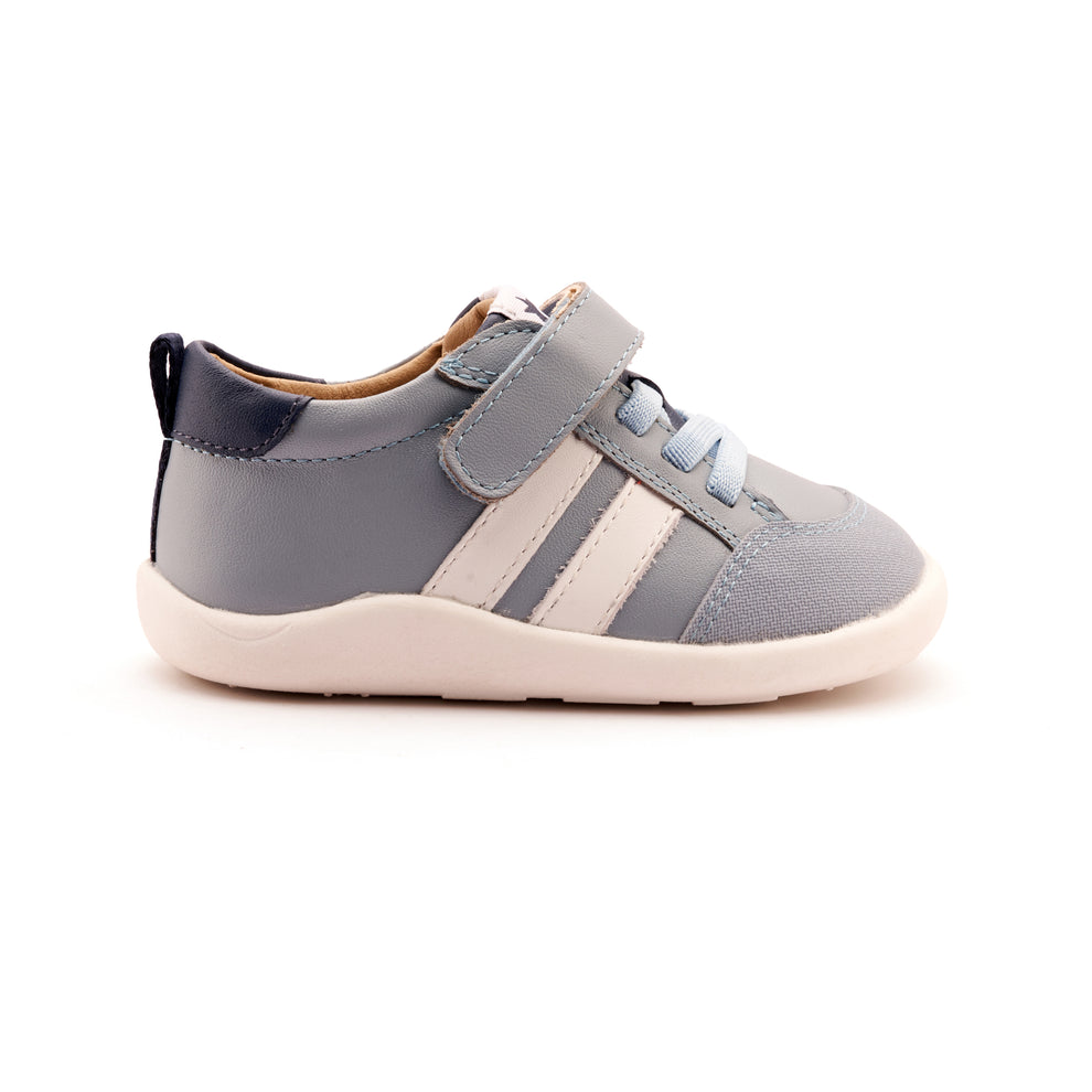 Old Soles Bowler Ground Dusty Blue Snow Denim Kids Shoes Old Soles
