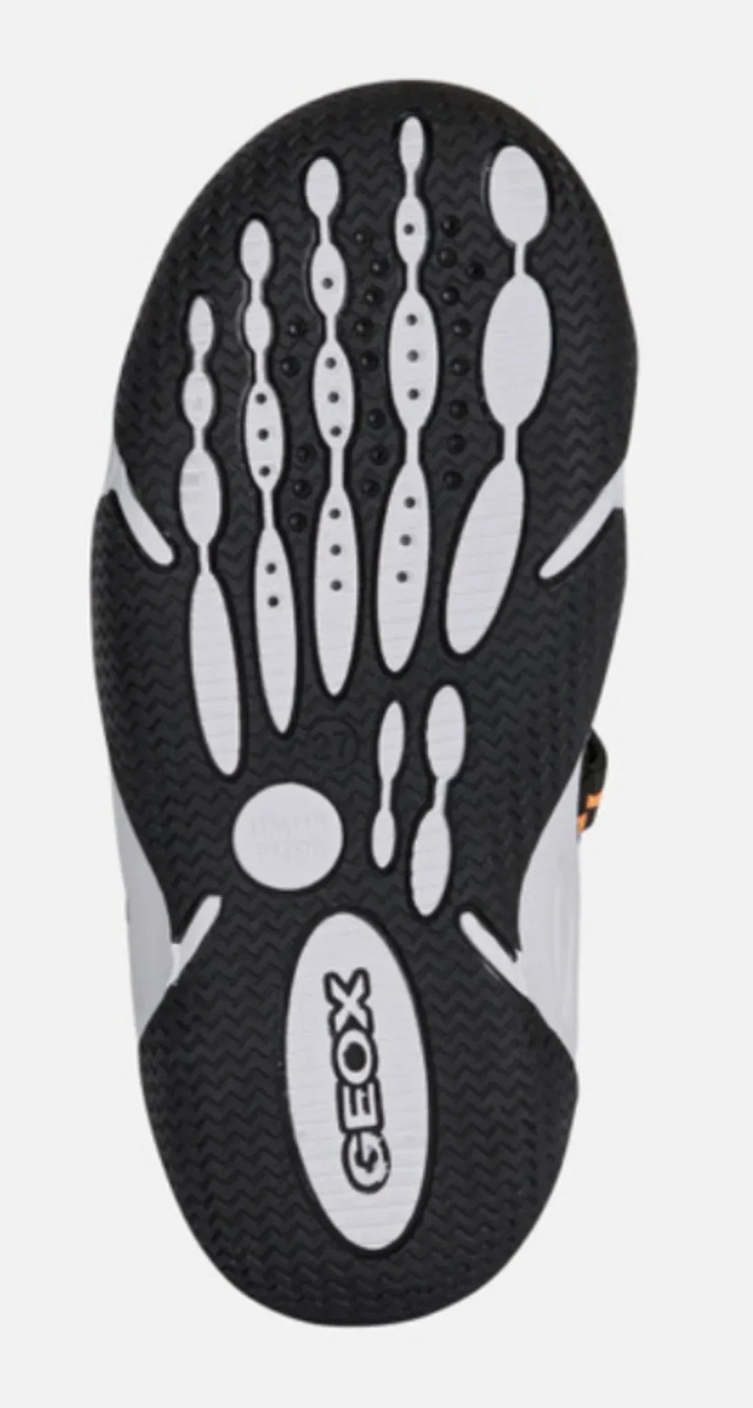 Geox J Wader Navy Fluo Orange Waterproof Closed Toe Sandals - Emmanuelle Marshall Children's Shoes