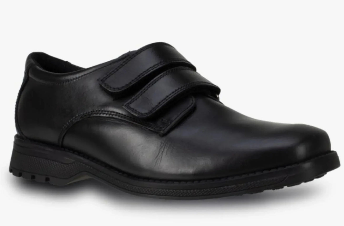 Term Class Double Strap Black School Shoes - Emmanuelle Marshall Children's Shoes