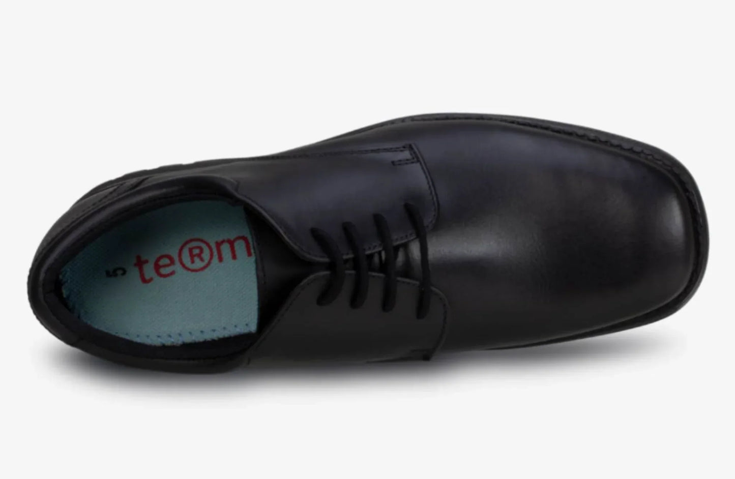 Term Clerk Tyson Black Lace Up School Shoes - Emmanuelle Marshall Children's Shoes