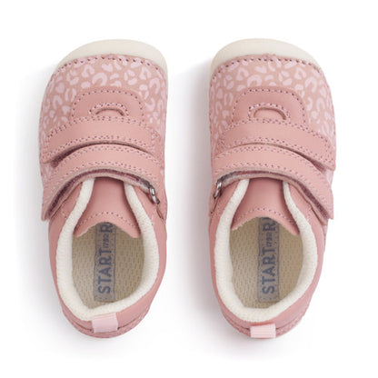 START-RITE Little Smile Pink Leather Nubuck Baby Prewalker Shoes