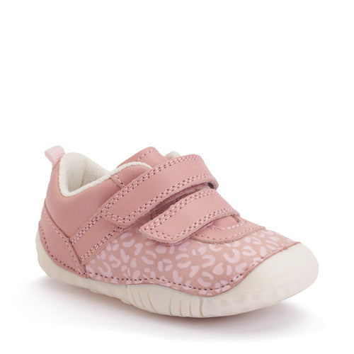 START-RITE Little Smile Pink Leather Nubuck Baby Prewalker Shoes