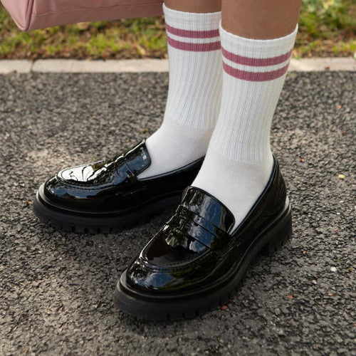 START-RITE PARIS Older Girls Loafer Patent School Shoes