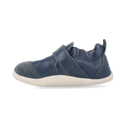 Bobux Marvel Xplorer Navy Baby Shoes Suede Toe