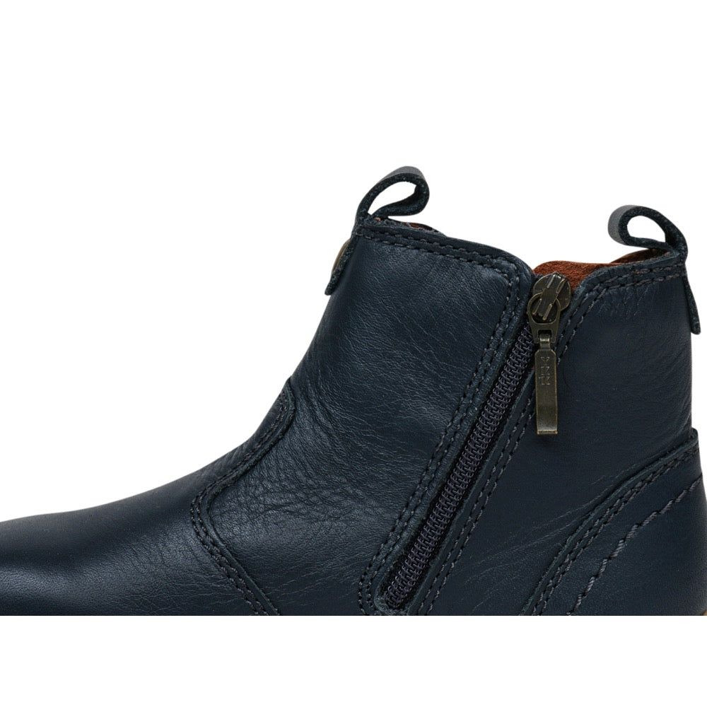 Bobux Jodpurs Navy Junior Zip Fastening Boots