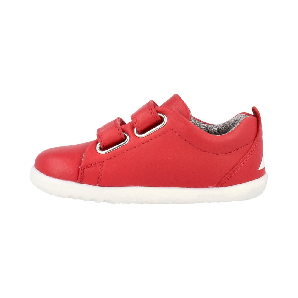Bobux Grass Court Red Velcro Kids Shoes