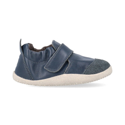 Bobux Marvel Xplorer Navy Baby Shoes Suede Toe