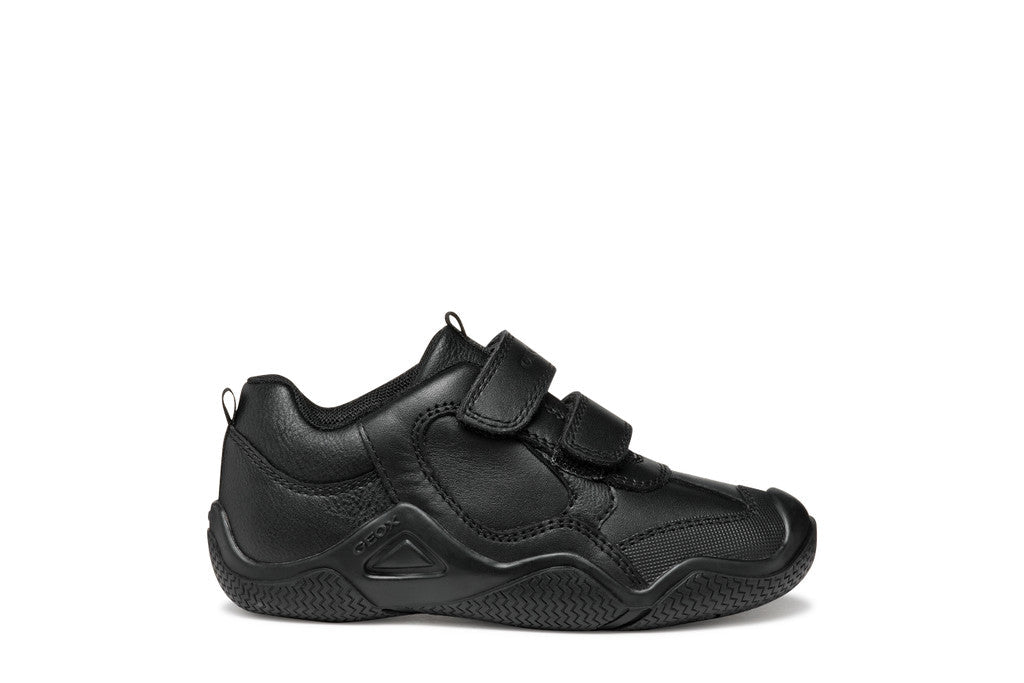 Geox J Wader Junior Boys Double Velcro School Shoes