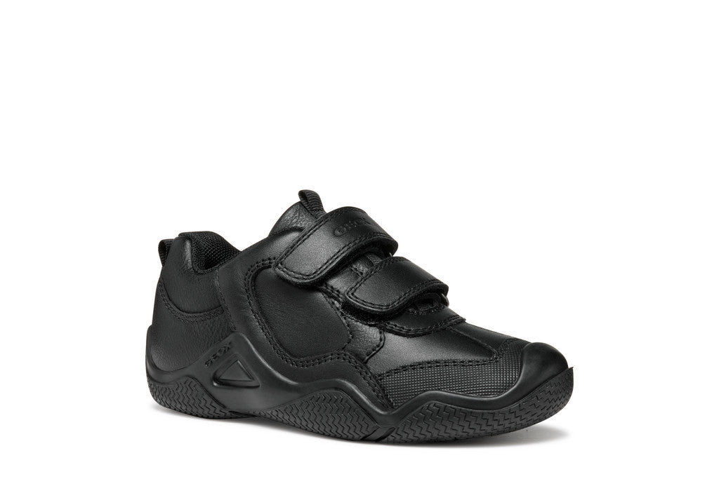 Geox J Wader Junior Boys Double Velcro School Shoes 
