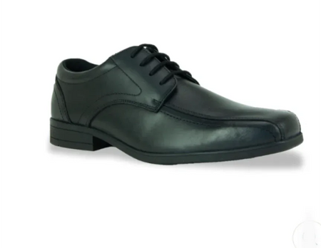 Term Edward Black Lace Up School Shoes - Emmanuelle Marshall Children's Shoes