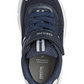 Geox J Aril Navy Silver Trainers