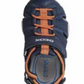 Geox B Sandal Kraze  Navy/ Orange Closed Toe Sandal