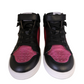 Old Soles Team Star Fuchsia Foil Glam High Top Boots