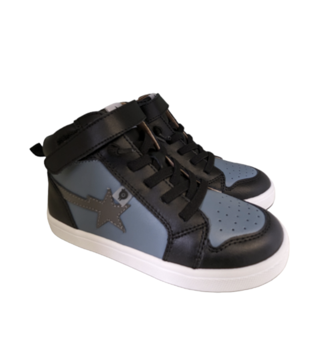 Sale) Old Soles Team Star Indigo Grey Black High Top Boots