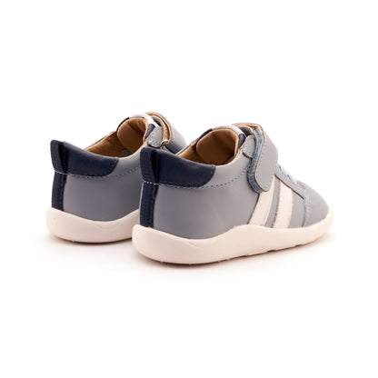 Old Soles Bowler Ground Dusty Blue Snow Denim Kids Shoes 