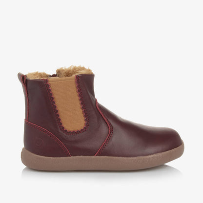 Old Soles Styler Boot Vino Junior Zip Fastening