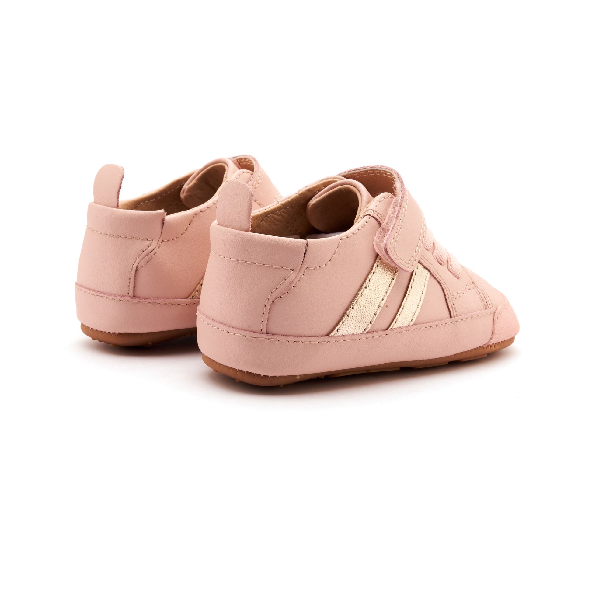 Old Soles Low Roller Dalia Gold Baby Shoes