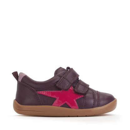 START-RITE Playhouse Star Burgundy Cherry Patent Toddlers Shoes