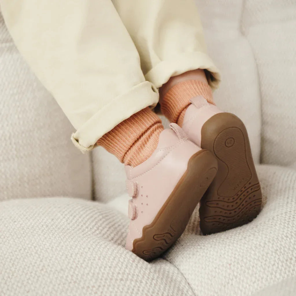 Geox B Steppieup Old Rose Barefoot Boots - Emmanuelle Marshall Children's Shoes