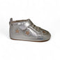 Oldsoles High Splash Silver Copper Baby/Prewalker Shoes - Emmanuelle Marshall Children's Shoes