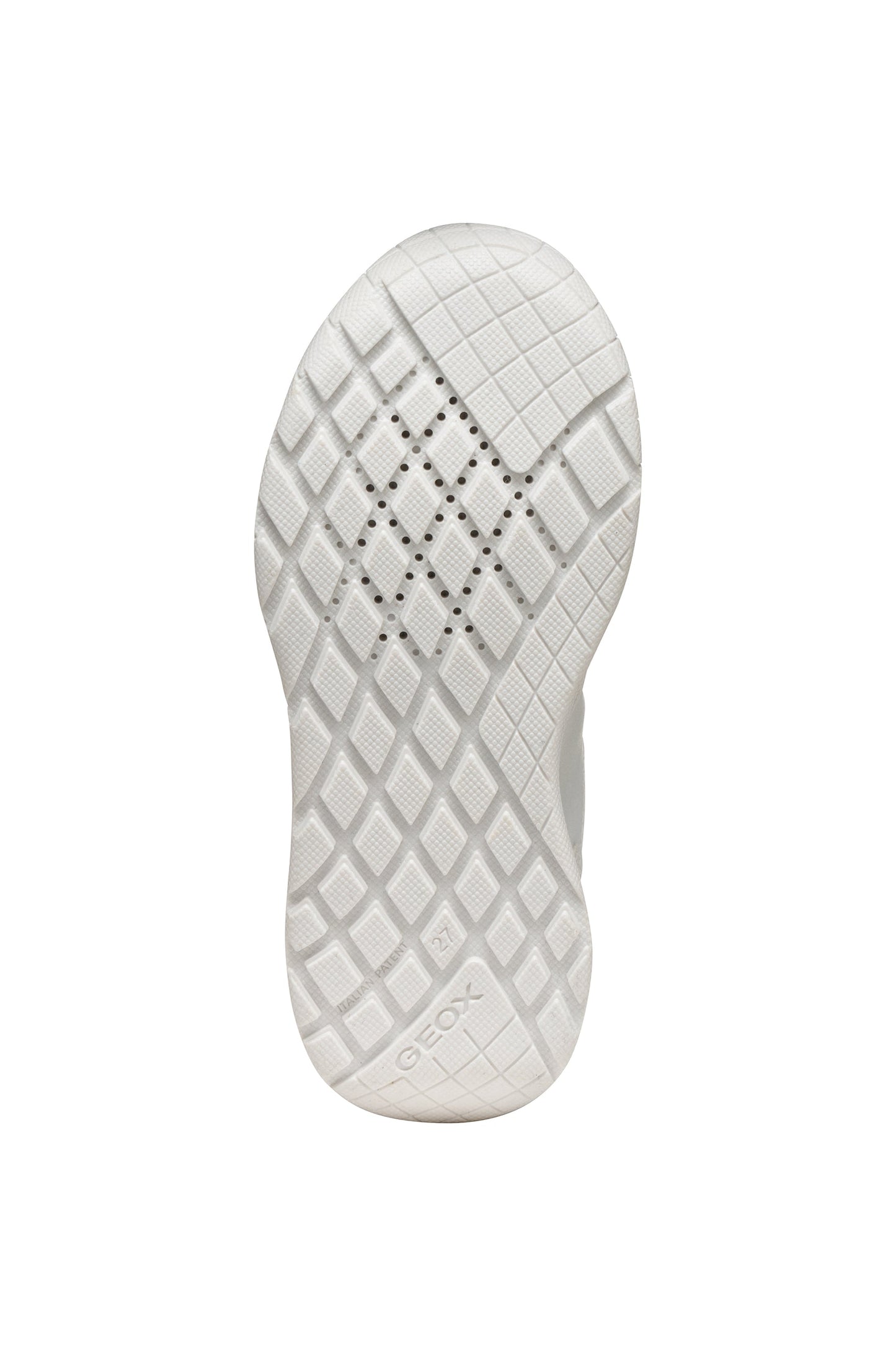 Geox J Ranne White Velcro Boys/Girls Trainers