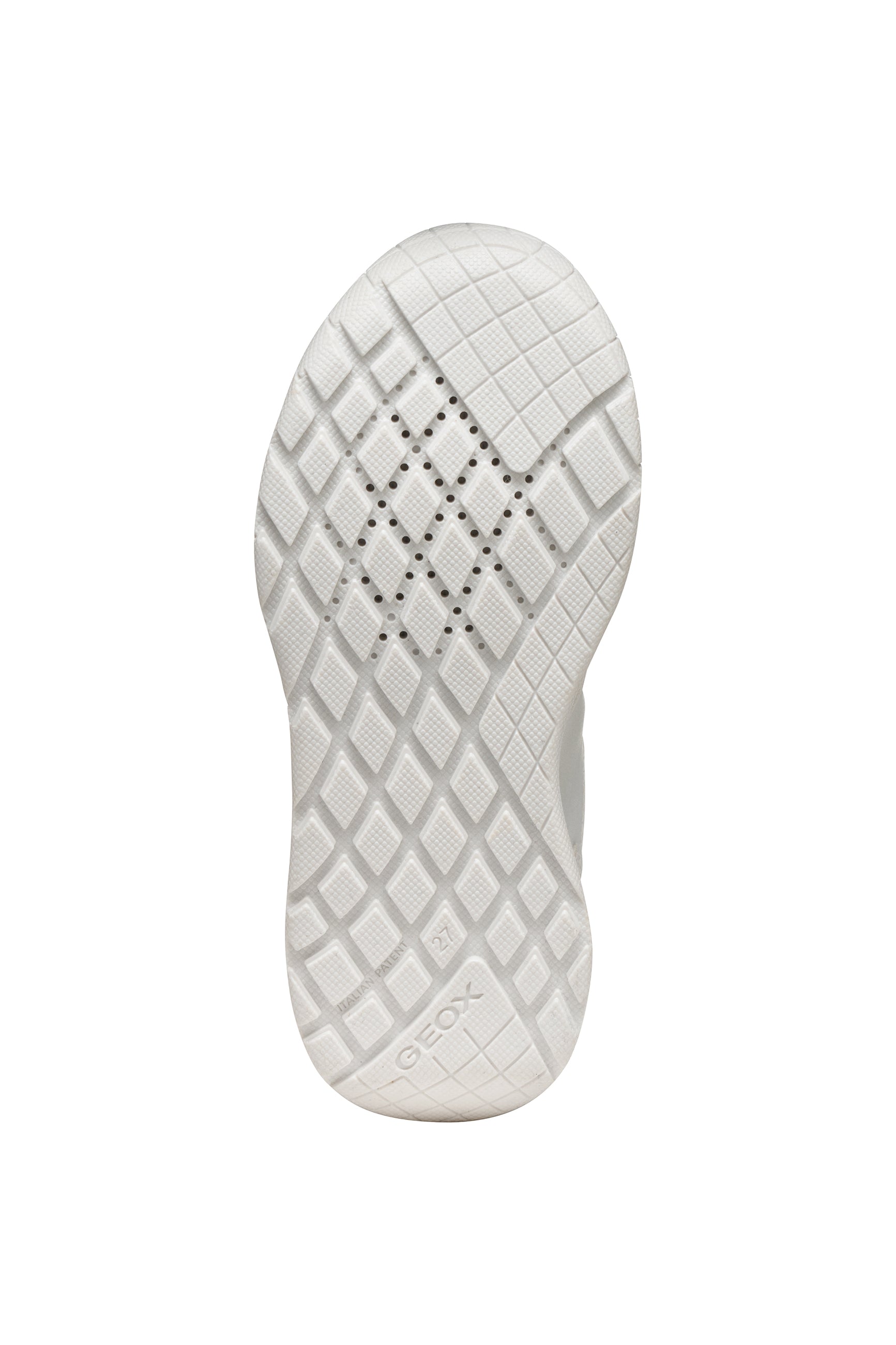 Geox J Ranne White Velcro Boys/Girls Trainers