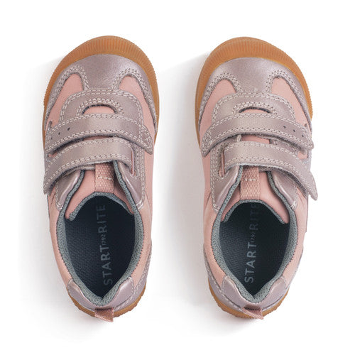 START-RITE Tickle Star Dusty Pink Blush Pearlised Leather Kids Shoes
