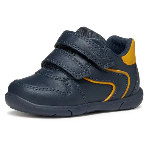 Geox B Zapito A Navy Ochre Boots