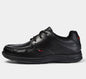KICKERS Reasan Lace  Leather  Youth Black School Shoes