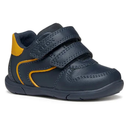 Geox B Zapito A Navy Ochre Boots