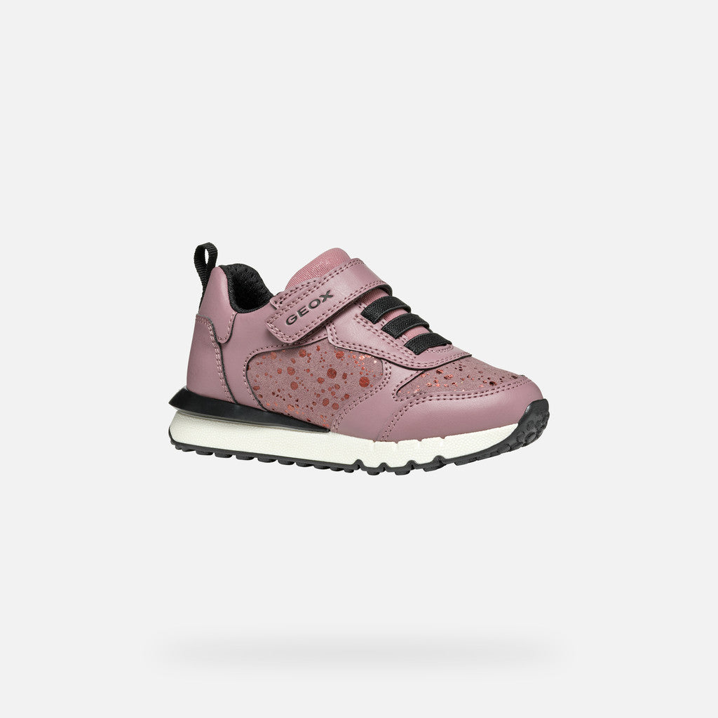 Geox J Fastics Pink Girls Trainers Emmanuelle Marshall Children's Shoes
