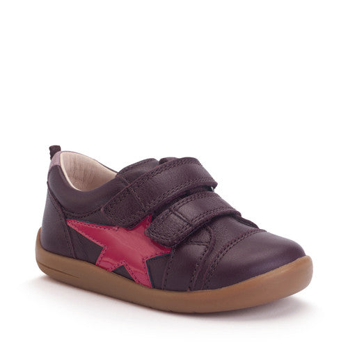 START-RITE Playhouse Star Burgundy Cherry Patent Toddlers Shoes