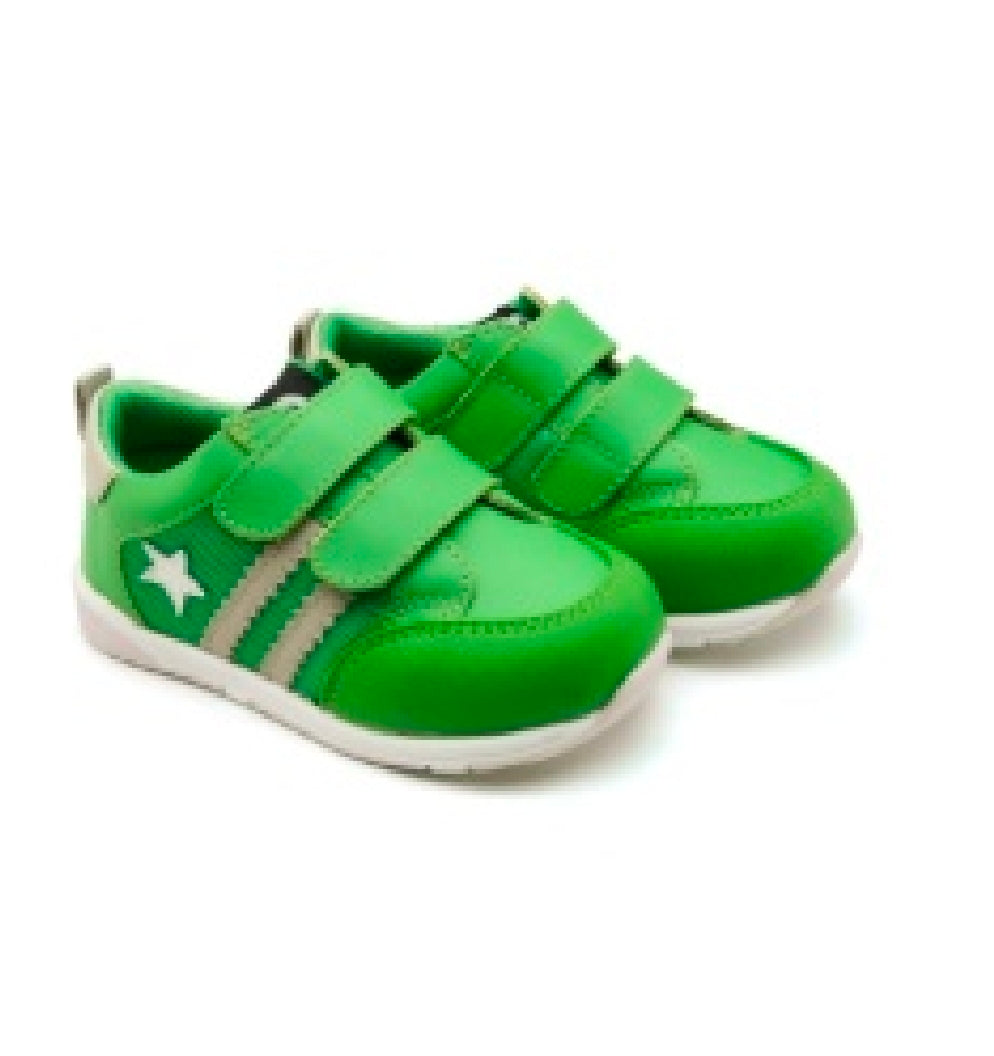 Oldsoles Field Squad Apple Green Gris Snow Toddler Trainers