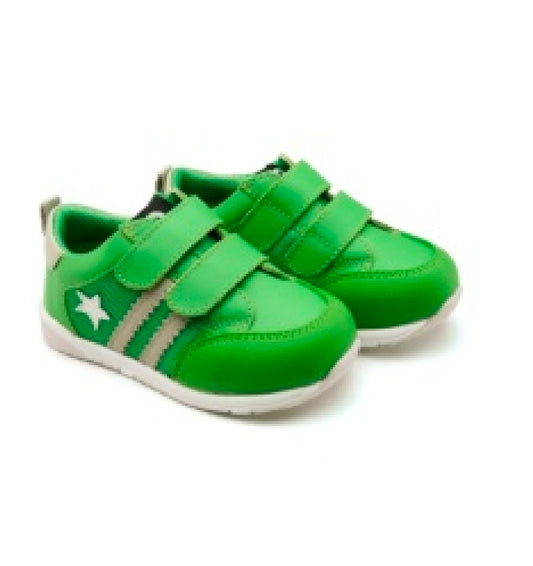 Oldsoles Field Squad Apple Green Gris Snow Toddler Trainers