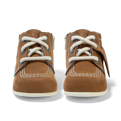 Baby Kick Hi Leather Tan Boots