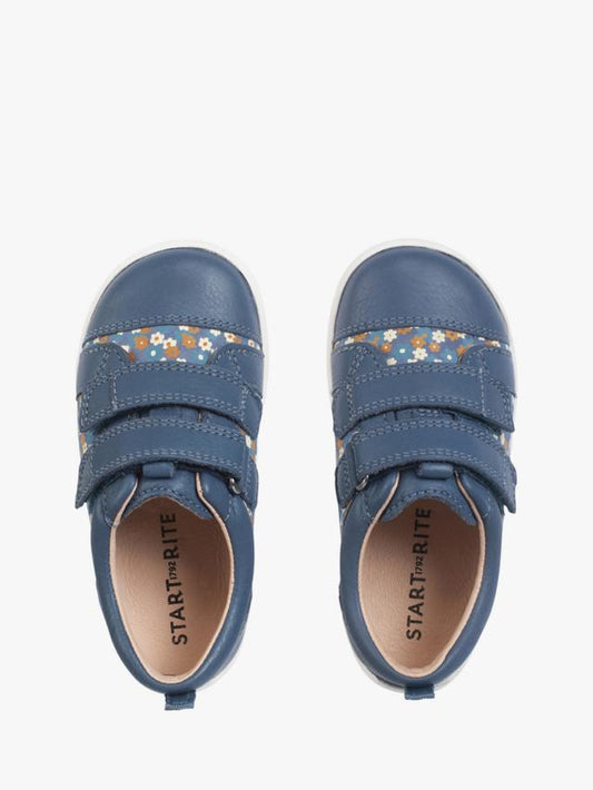START-RITE  Playhouse Demin Blue Leather Kids Shoes
