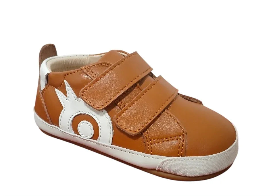 Oldsoles Baby Dash O Tan Baby/Prewalker Shoes - Emmanuelle Marshall Children's Shoes