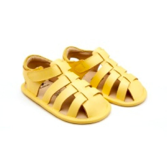 Oldsoles Splash Away Lemon  Baby Prewalkers Sandals