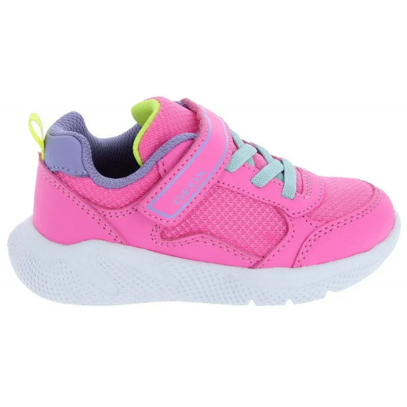 Geox B Sprintye Fluo Fuchsia Trainers - Emmanuelle Marshall Children's Shoes