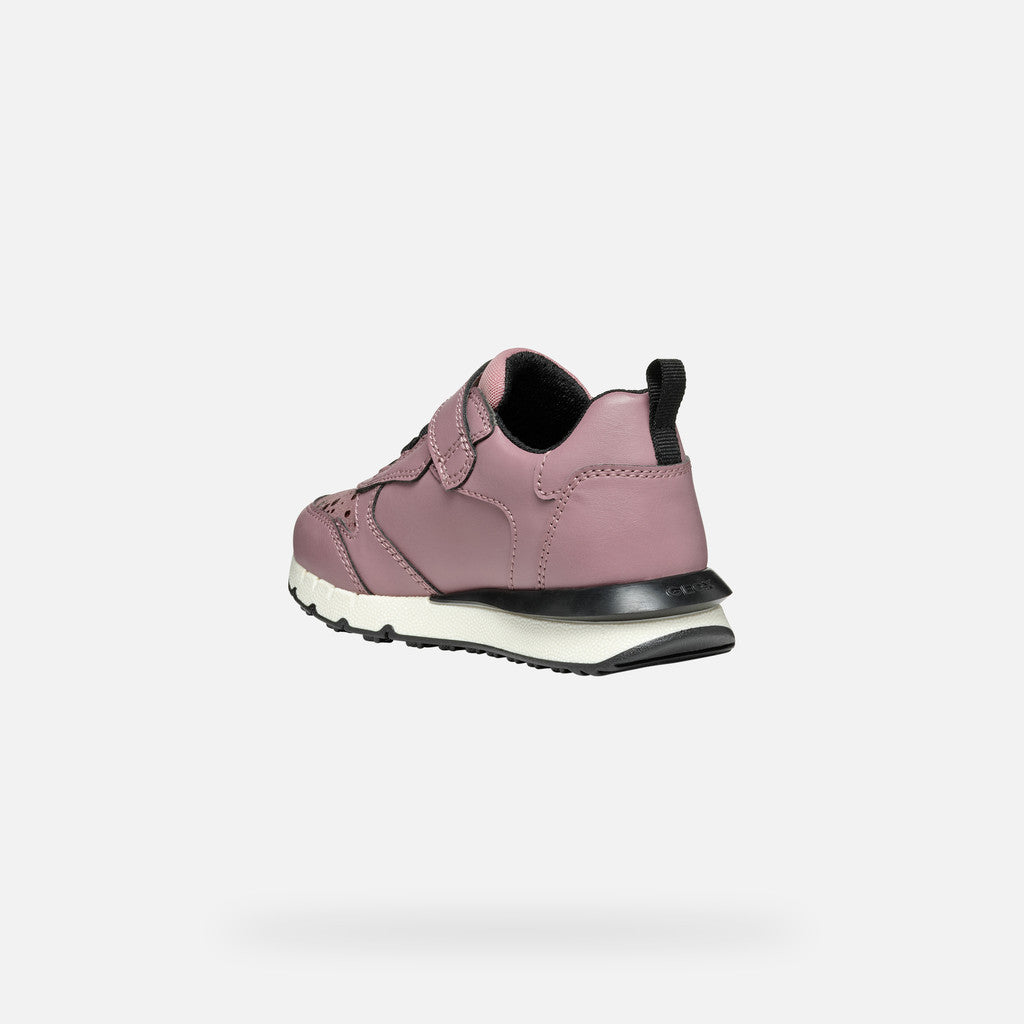 Geox J Fastics Pink Girls Trainers Emmanuelle Marshall Children's Shoes