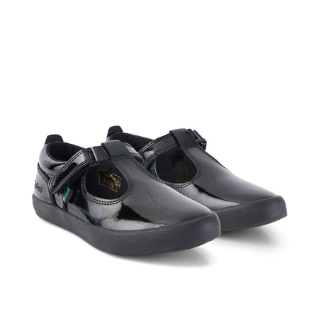 KICKERS Kariko Patent Older Girls School Shoes