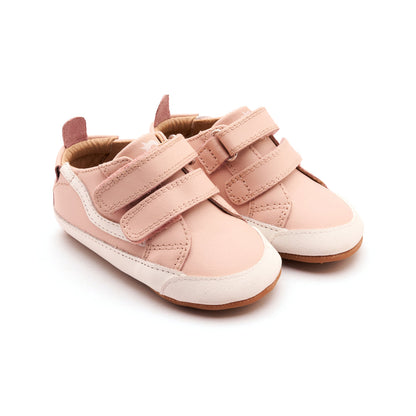 Squiggle Bub Powder Pink Snow Baby Shoes Old Soles